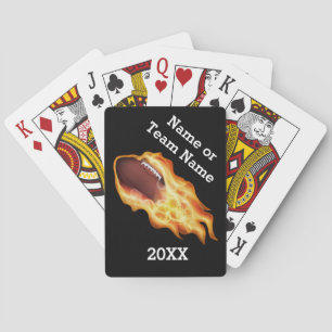 Jeu De Cartes Idées de cadeau d'équipe de football avec le NOM