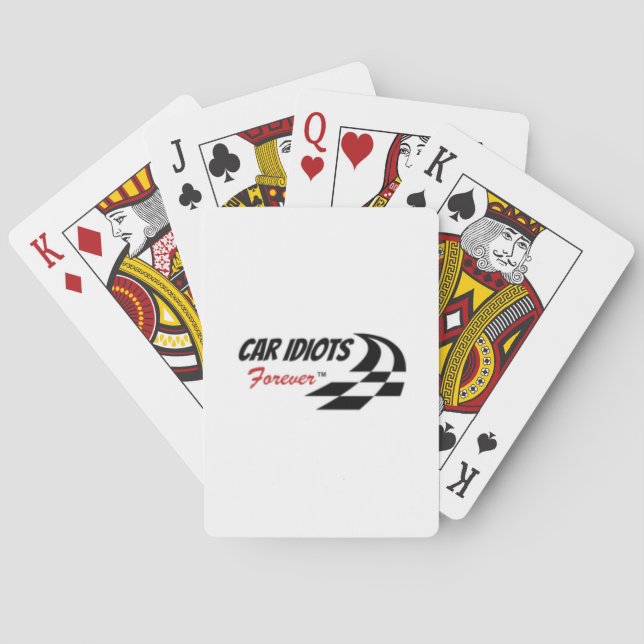 Jeu De Cartes Idiots de voiture jouant pour toujours aux cartes (dos)