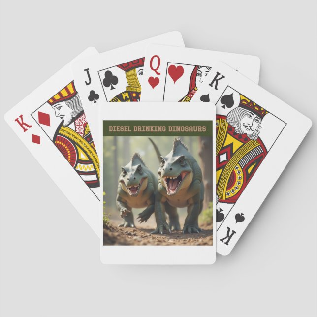 Jeu De Cartes Iguanodons plaisantant (dos)