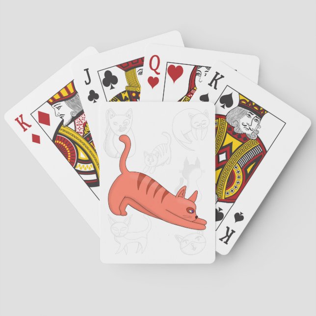 Jeu De Cartes Il est temps d'étirer la couverture Duvet (dos)