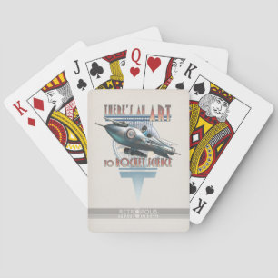 Jeu De Cartes Il y a un art pour Rocket Science Jouer des cartes