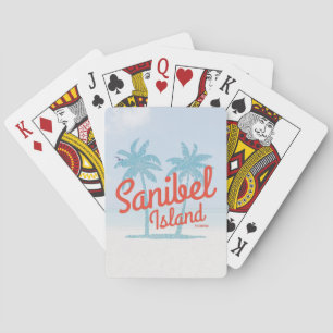 Jeu De Cartes Île de Sanibel Floride Golfe du Mexique Souvenir