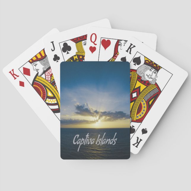 Jeu De Cartes Îles Captiva Floride (dos)