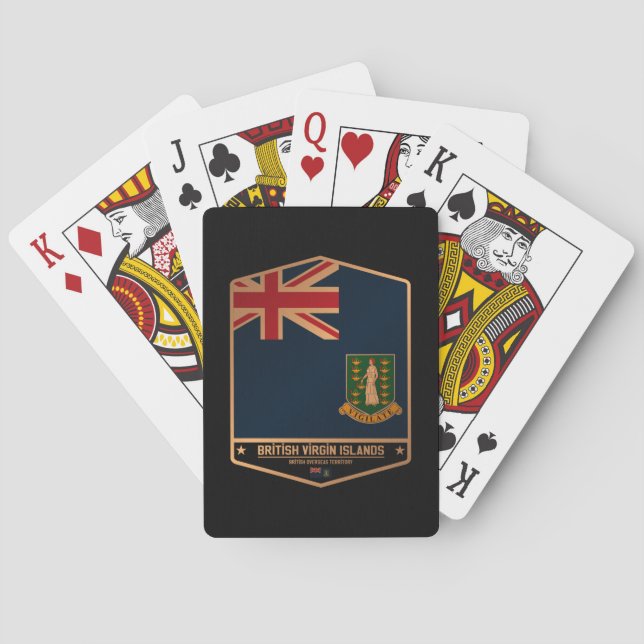Jeu De Cartes Îles Vierges britanniques (dos)