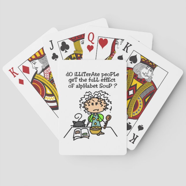 Jeu De Cartes Illettrer l'Humour populaire (dos)