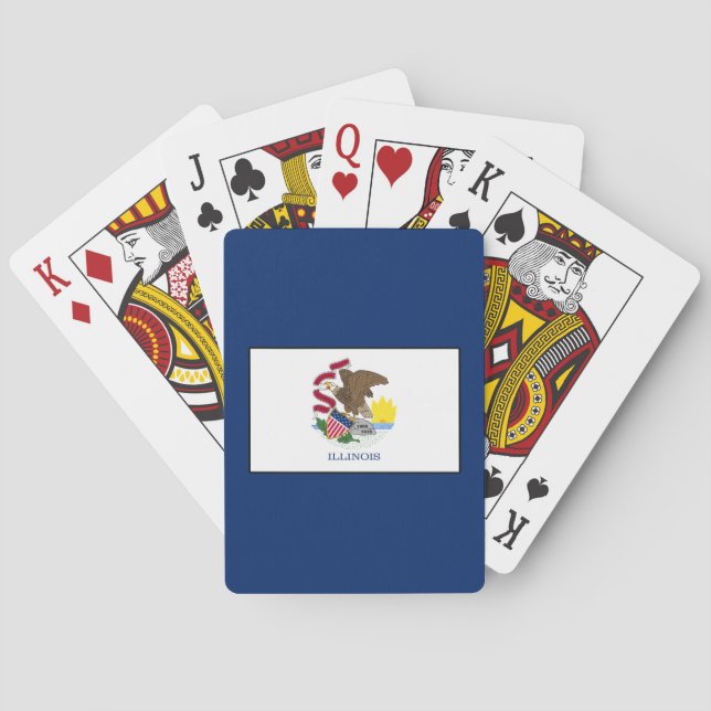 Jeu De Cartes Illinois (dos)