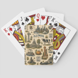 Jeu De Cartes Illinois Route 66 Lucky Skyline