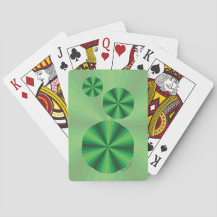 Jeu De Cartes Illusion optique Green Classic Playing Cartes