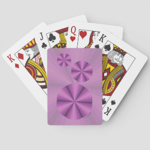 Jeu De Cartes Illusion Optique Purple Classic Playing Cartes