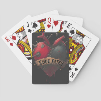 Jeu De Cartes Illustration anatomique d'un cœur gothique "Love B