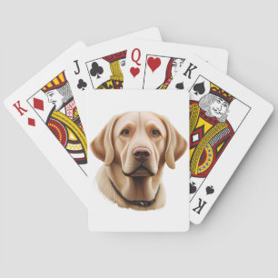 Jeu De Cartes Illustration classique du Labrador Retriever