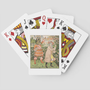 Jeu De Cartes Illustration de Beauty and the Beast, 1901 (colo