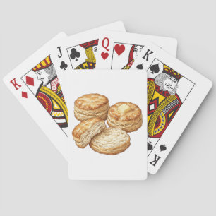 Jeu De Cartes Illustration de biscuits au babeurre du Sud
