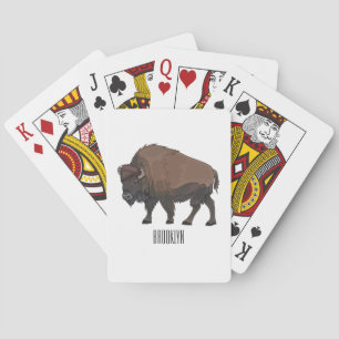 Jeu De Cartes Illustration de bison