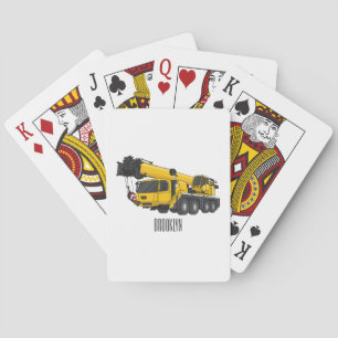 Jeu De Cartes Illustration de camion de grue