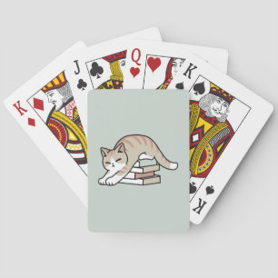 Jeu De Cartes Illustration de chat Lover - Curled Up & Cosy