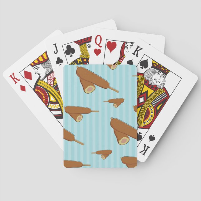 Jeu De Cartes Illustration de Chien de maïs (dos)