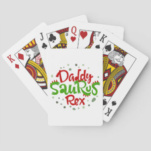 Jeu De Cartes Illustration de Daddy Saurus Rex