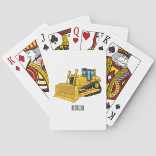 Jeu De Cartes Illustration de dessin animé Bulldozer