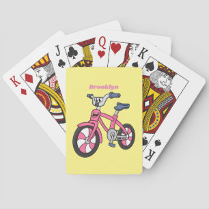 Jeu De Cartes Illustration de dessin animé rose mignon pour enfa