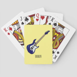 Jeu De Cartes Illustration de guitare électrique
