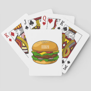 Jeu De Cartes Illustration de Hamburger