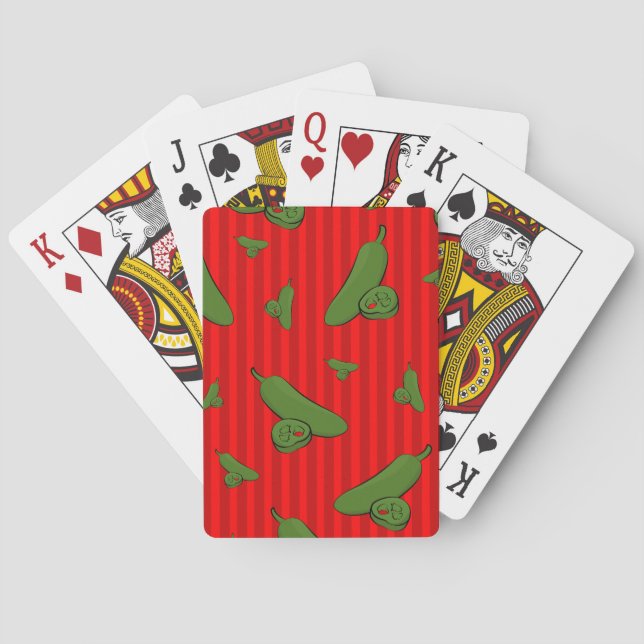 Jeu De Cartes Illustration de Jalapeno (dos)
