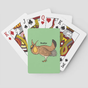 Jeu De Cartes Illustration de la bande dessinée de poulet de pra