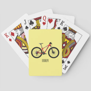 Jeu De Cartes Illustration de la bande dessinée de vélo