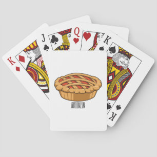 Jeu De Cartes Illustration de la caricature à tarte