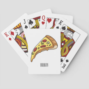 Jeu De Cartes Illustration de la pizza
