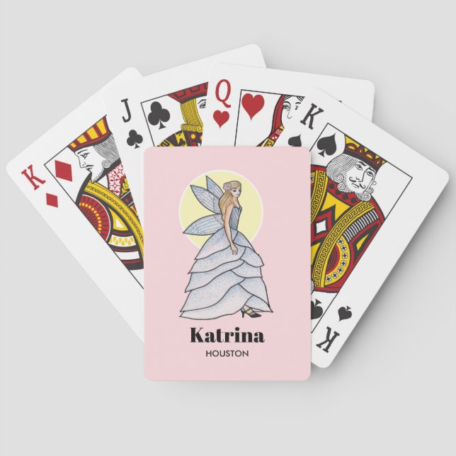 Jeu De Cartes Illustration de mode de robe de princesse fée Peta (dos)