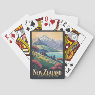 Jeu De Cartes Illustration de mouton de Nouvelle-Zélande Art de 