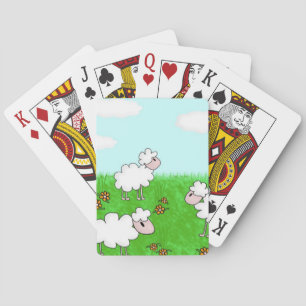 Jeu De Cartes Illustration de moutons mignons pour enfants
