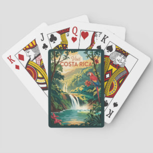 Jeu De Cartes Illustration de perroquet du Costa Rica Art de voy