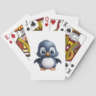 Jeu De Cartes Illustration de pingouin de dessin