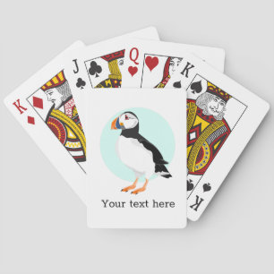 Jeu De Cartes Illustration de Puffin Bird