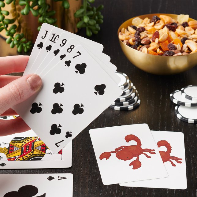 Jeu De Cartes Illustration de scorpion rouge (Créateur téléchargé)