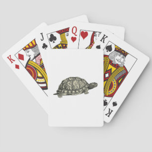 Jeu De Cartes Illustration de tortue vintage