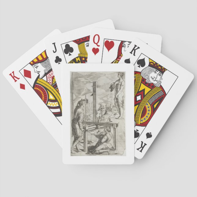 Jeu De Cartes Illustration de Vignola's 'The Two Rules of Prac (dos)