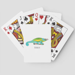 Jeu De Cartes Illustration du caméléon de Jackson