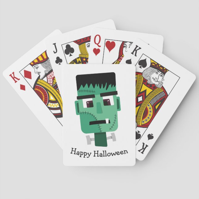 Jeu De Cartes Illustration du monstre de Frankenstein (dos)