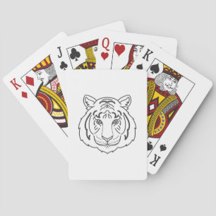 Jeu De Cartes Illustration du tigre