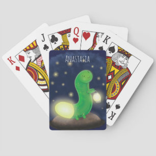 Jeu De Cartes Illustration du ver vert mou
