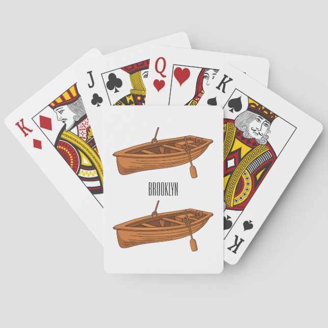 Jeu De Cartes Illustration d'un bateau à roues (dos)