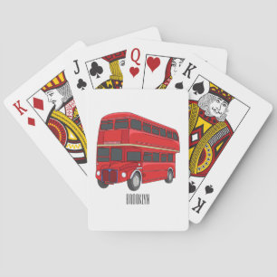 Jeu De Cartes Illustration d'un bus à deux étages