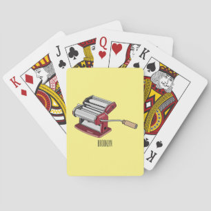 Jeu De Cartes Illustration d'un fabricant de pâtes alimentaires