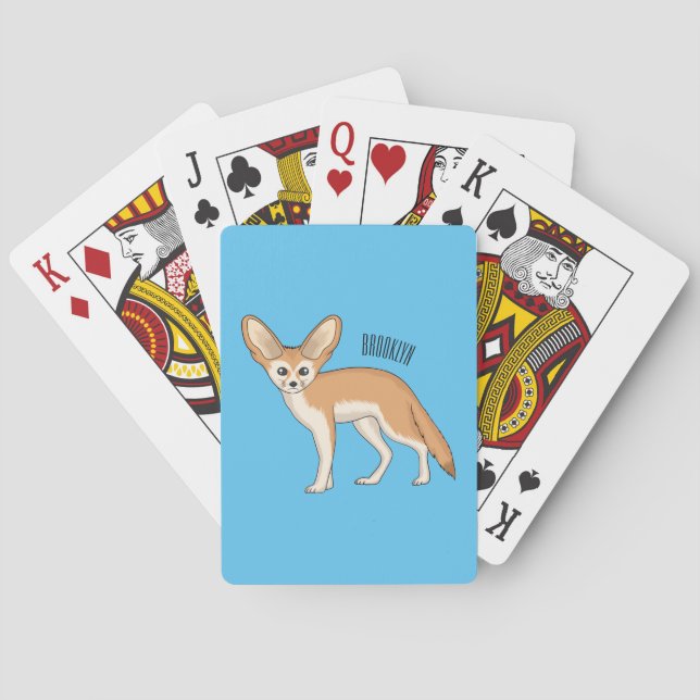 Jeu De Cartes Illustration Fennec fox (dos)