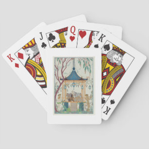 Jeu De Cartes Illustration for 'Fetes Galantes' by Paul Verlaine