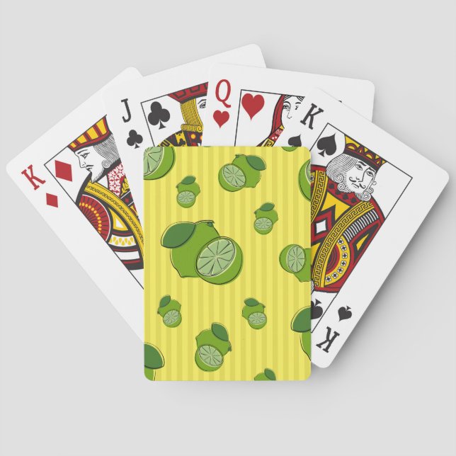 Jeu De Cartes Illustration Limes (dos)
